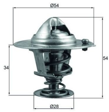 MAHLE термостат TX 206 88D
