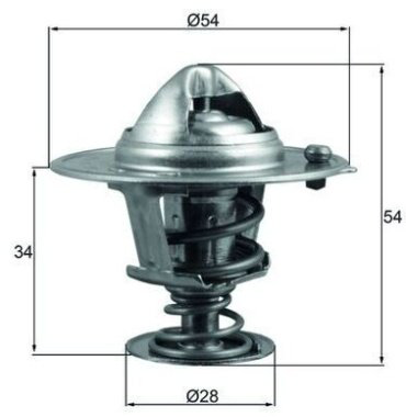 MAHLE термостат TX 206 88D купить,NaN