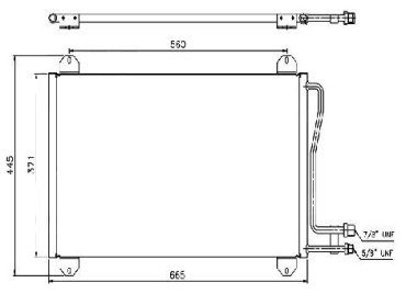 SAT радиатор кондиционера ST-MD10-394-0 купить,NaN