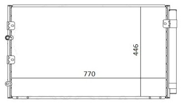 SAT радиатор кондиционера ST-TYA4-394-0 купить,NaN