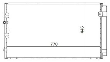 SAT радиатор кондиционера ST-TYA4-394-0 купить,NaN