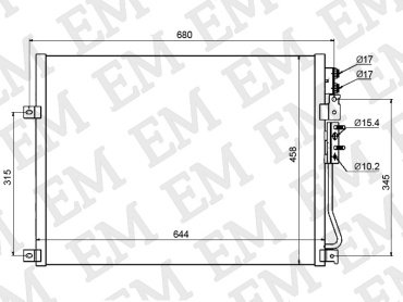 SAT радиатор кондиционера ST-JP82-394-0 купить,NaN