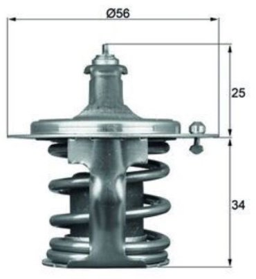MAHLE термостат TX 79 78D купить,NaN