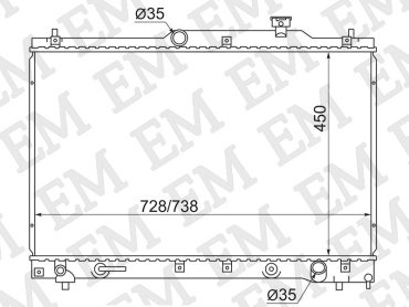 SAT радиатор основной TY0030-TCR30 купить,NaN