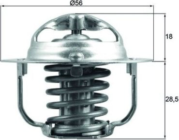 MAHLE термостат TX 208 91D купить,NaN