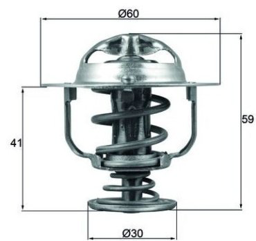 MAHLE термостат TX 177 82D купить,NaN