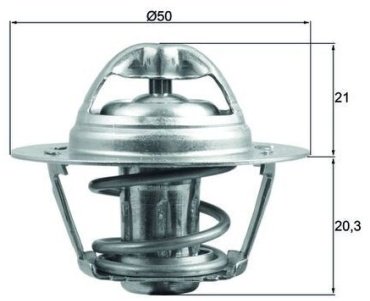 MAHLE термостат TX 196 83D купить,NaN