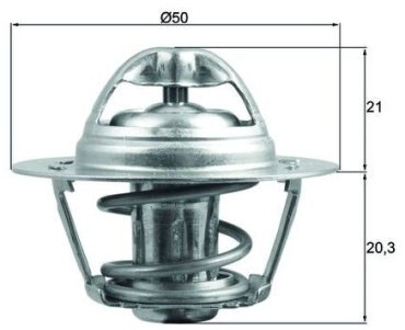 MAHLE термостат TX 196 83D купить,NaN