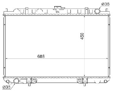 SAT радиатор основной SG-NS0005-12 купить,NaN