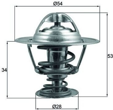 MAHLE термостат TX 203 88D купить,NaN