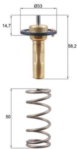 MAHLE термостат TX 265 89D купить,NaN