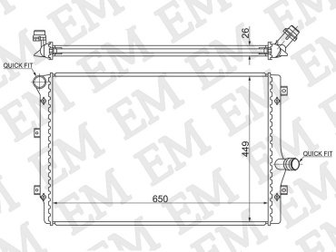 SAT радиатор основной VW0004-T купить,NaN