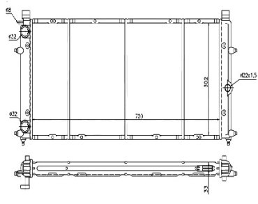 SAT радиатор основной SG-VW00T4 купить,NaN