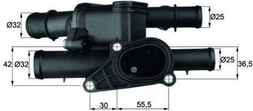 MAHLE термостат TM 2 105