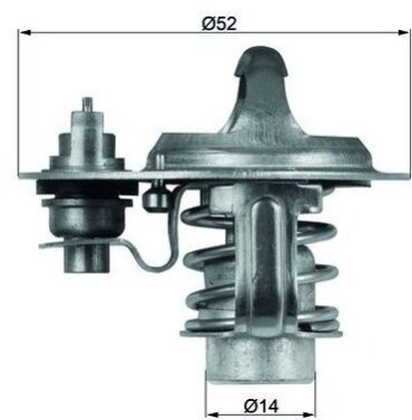 MAHLE термостат TX 76 88D купить,NaN