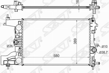 SAT радиатор основной 13267650 купить,NaN