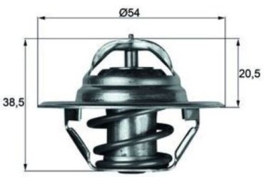 MAHLE термостат TX 3 83D