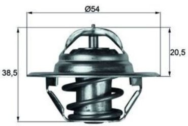 MAHLE термостат TX 3 83D купить,NaN