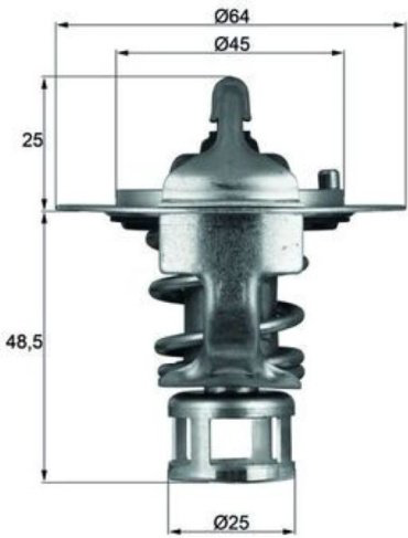 MAHLE термостат TX 65 82 купить,NaN