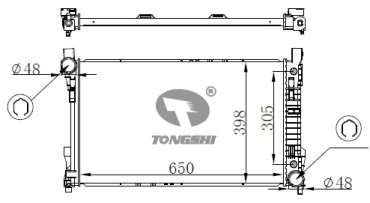 TONGSHI радиатор основной 77050PA26 купить,NaN