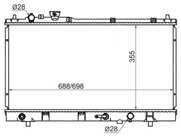 SAT радиатор основной SG-MZ0001-2 купить,NaN