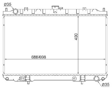 SAT радиатор основной SG-NS0004-33 купить,NaN