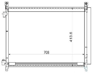 SAT радиатор кондиционера ST-DT66-394-A0 купить,NaN