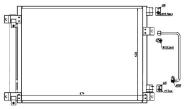 SAT радиатор кондиционера ST-SB06-394-0 купить,NaN