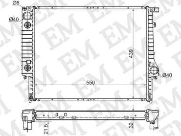 SAT радиатор основной BW0002 купить,NaN