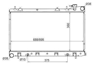SAT радиатор основной SB0001-02 купить,NaN