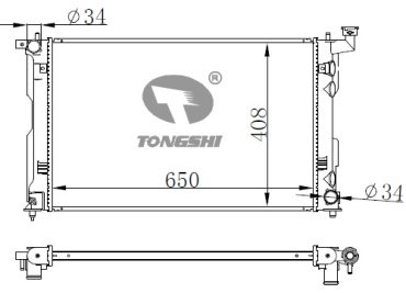 TONGSHI радиатор основной 75245PA22 купить,NaN