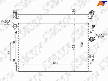SAT радиатор основной VW0006 купить,NaN