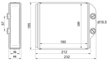 SAT радиатор печки ST-TY45-395-0 купить,NaN