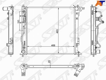 SAT радиатор основной HY0018-1 купить,NaN