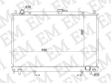 SAT радиатор основной MC0006-V70 купить,NaN