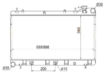 SAT радиатор основной SB0001 купить,NaN