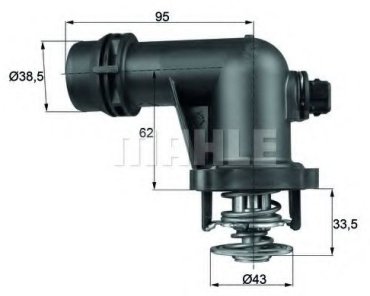 MAHLE термостат TM15105 купить,NaN