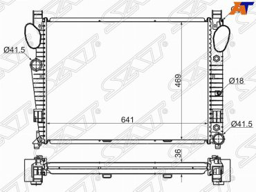 SAT радиатор основной MB0012 купить,NaN
