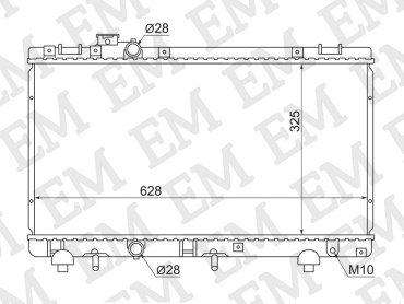 SAT радиатор основной TY0001-EL51 купить,NaN