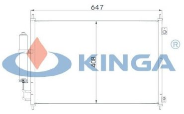 Kinga радиатор кондиционера 82044 купить,NaN