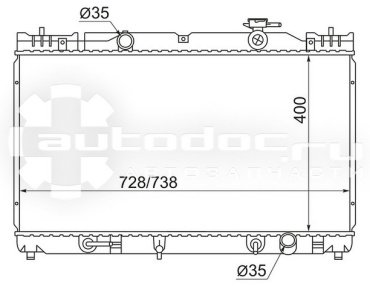 SAT радиатор основной TY0003ACV30 купить,NaN