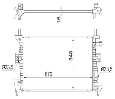 SAT радиатор основной SG-FD0011 купить,NaN