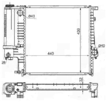 PATRON радиатор основной PRS3393 купить,NaN