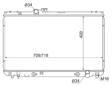 SAT радиатор основной SG-TY0005-100 купить,NaN