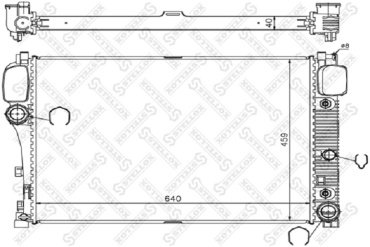 Stellox радиатор основной 10-25347-SX