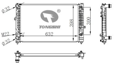 Nissens радиатор основной 60229