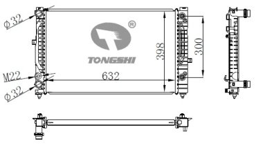 Nissens радиатор основной 60229