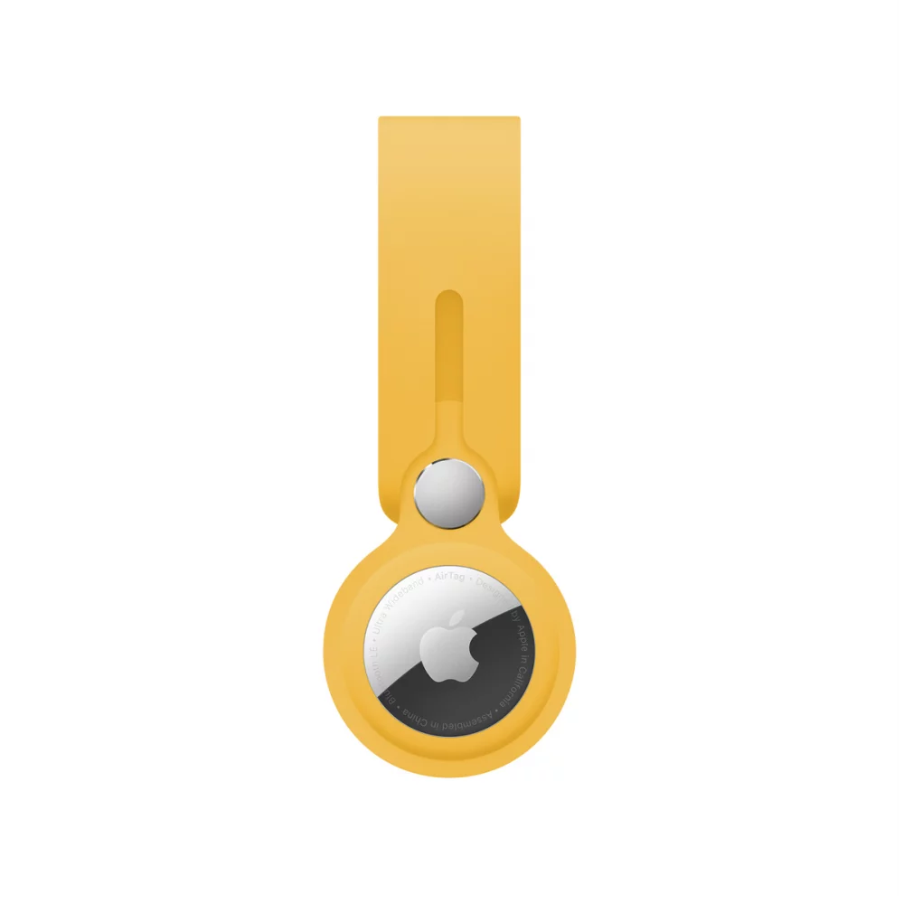 Чехол Apple для AirTag MK0W3ZM/A желтый