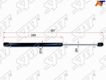 Амортизатор SAT задний STMR991807 1 шт