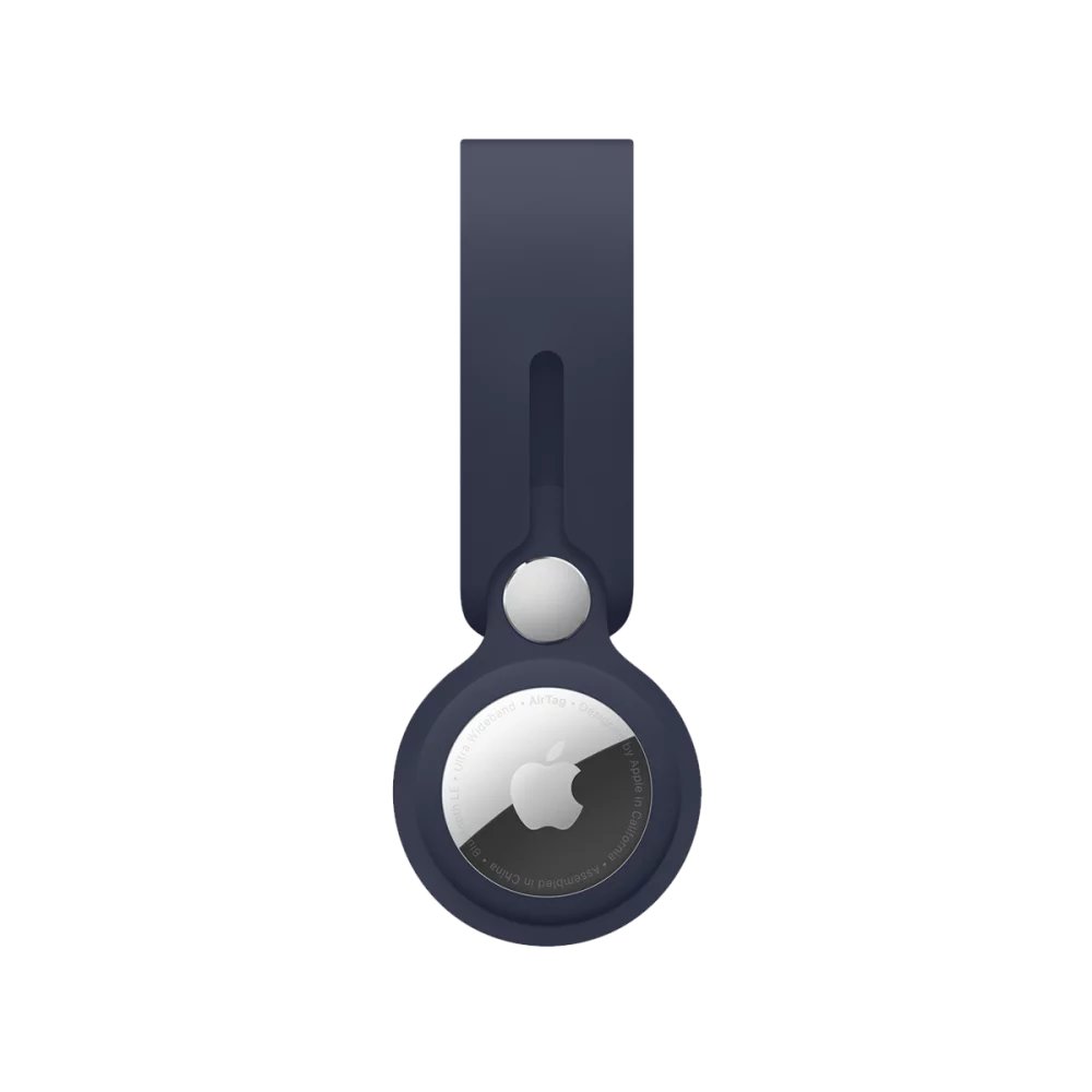 Чехол Apple для AirTag MHJ03ZM/A тёмно-синий
